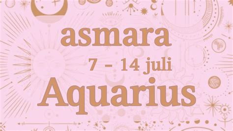 Aquarius Asmara Juli Ramalantarot Generalreading Tarotindonesia