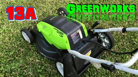 Greenworks 13 Amp 21 3 In1 Electric Mower Review And First Time Using Youtube