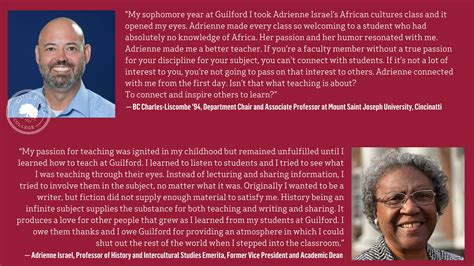 Professors Who Changed My Life | Guilford College