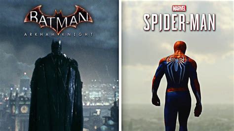 Batman Arkham Knight Vs Spider Man Ps Comparison Youtube