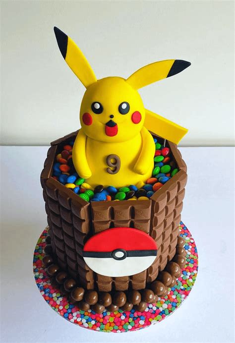 Pikachu Birthday Cake Ideas Images Pictures