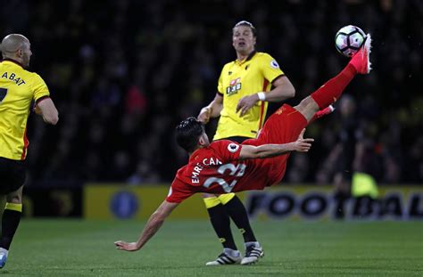 Emre Cans Bicycle Kick Against Watford Named Epl Goal Of The Season