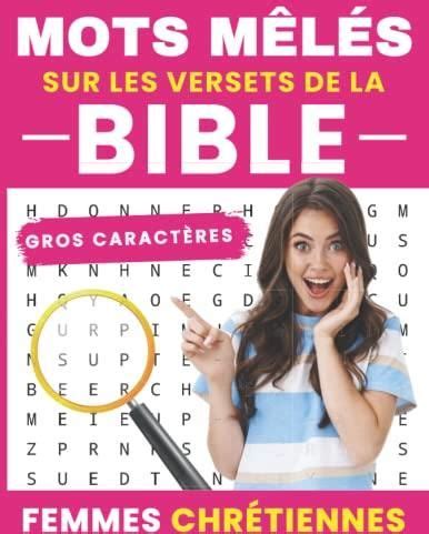 Mots Mêlés La Bible Les Femmes Chrétiennes Gros Caractères 30