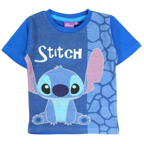 Disney Stitch T Shirt Licht Blauw Jongens Maat Jaar