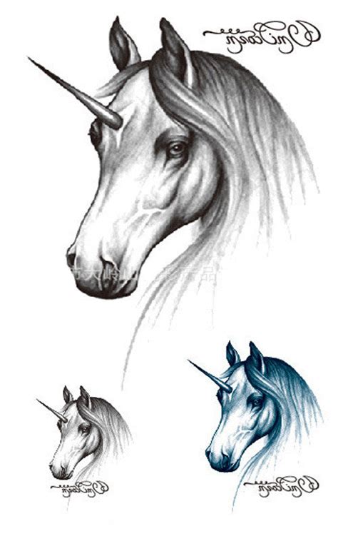 Unicorn Waterproof Temporary Tattoo Well Pick