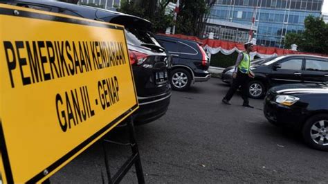 Ganjil Genap Kembali Berlaku Di Jakarta Ini 25 Ruas Jalan Dan 28