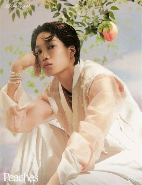 Scan Kai The Nd Mini Album Peaches Poster Exo Kai Kai Kim