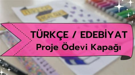 Proje ödevi kapak yapımı proje ödevi kapağı nasıl hazırlanır türkçe