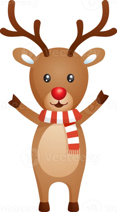 Reindeer Cartoon Brown Color 19617564 Png