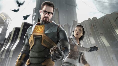Half-Life 2 HD Wallpaper: Gordon Freeman and Alyx Vance in Action