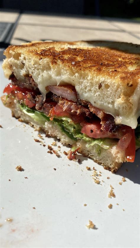 Made A Blt With My Homemade Smoked Pastrami Bacon Rtonightsdinner