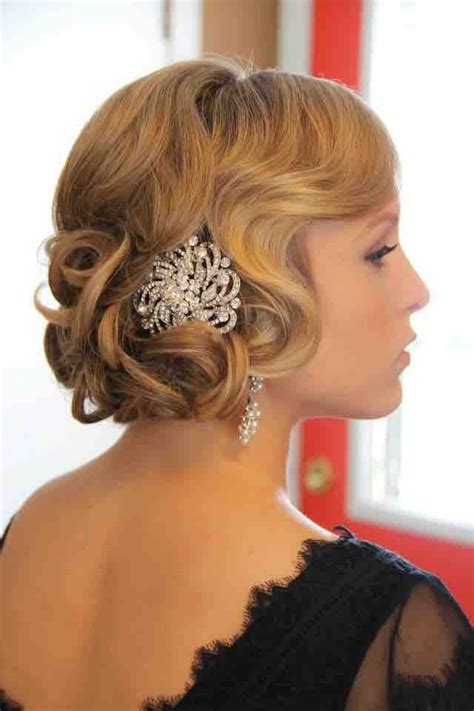 Utterly Chic Wedding Hairstyles Modwedding Gatsby Hair Vintage