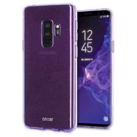 Olixar FlexiShield Samsung Galaxy S9 Plus Gel Case Lilac Purple