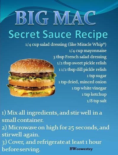 Let’s Learn How To Make Big Mac Secret Sauce Sons Of The Internet