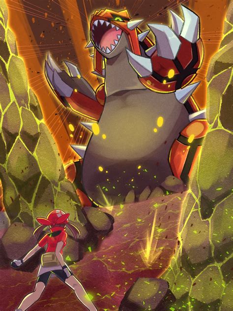 May And Groudon Pokemon And 1 More Drawn By Inanaumi Danbooru