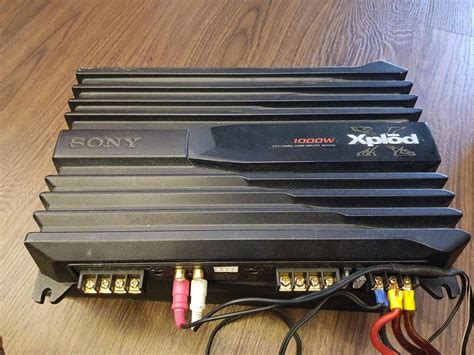 Sony 4channel Amplifier Installation Sony Amplifier 1000w Settings Sony