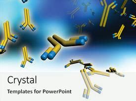 PowerPoint Template: antibody - monoclonal antibodies computer artwork (ccxbgcag)