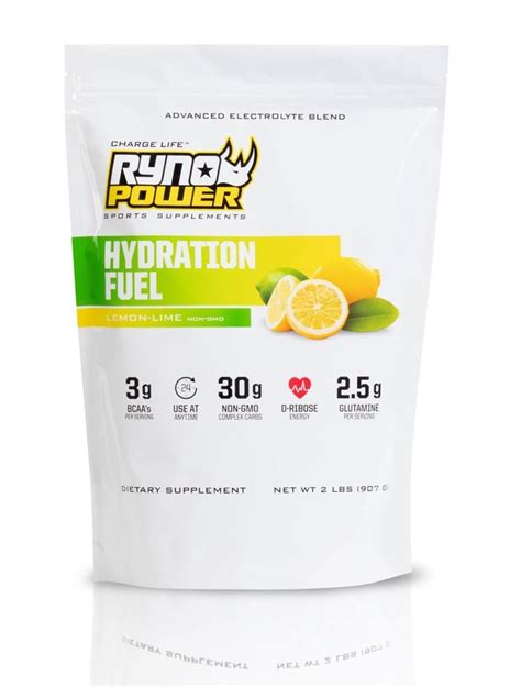 HYDRATION FUEL Lemon-Lime Electrolyte Drink Mix | Electrolyte drink ...