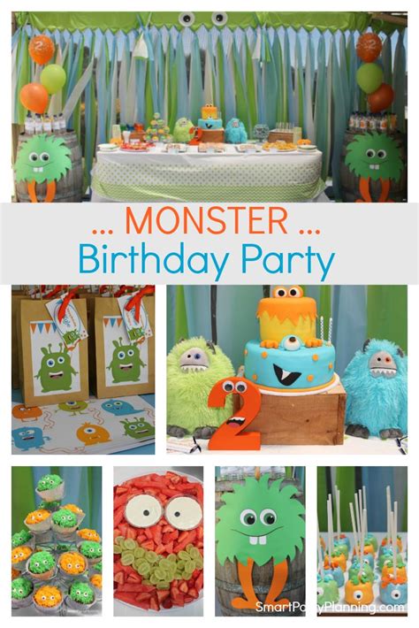 Easy Little Monster Birthday Party The Kids Will Love