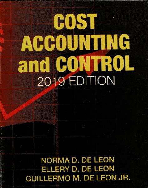 Cost Accounting And Control By De Leon 2019 Edition PDFCOFFEE