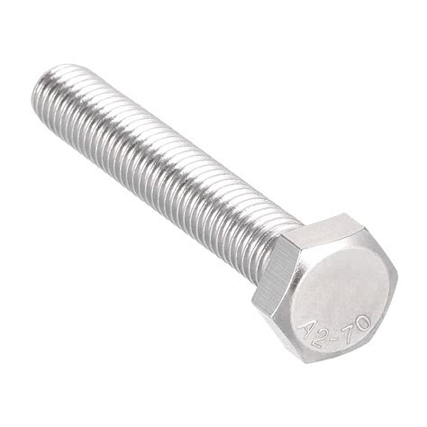 Amazon Uxcell M X Mm Hex Bolts Stainless Steel Hexagon Left