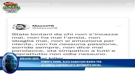 Uomini E Donne Alice Barisciani Manda Una A Carola Carpanelli Il