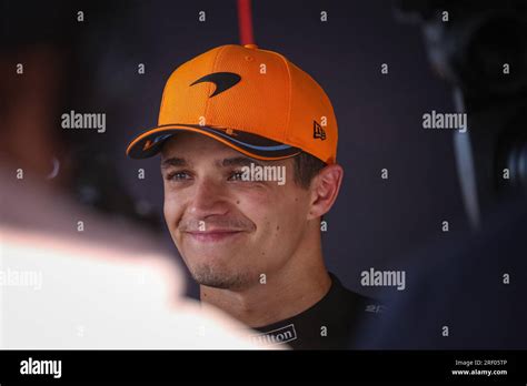 04 Lando Norris GRB McLaren Mercedes During The Belgian GP Spa