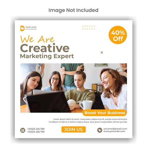 Premium Psd Creative Marketing Agency Social Media Post Template