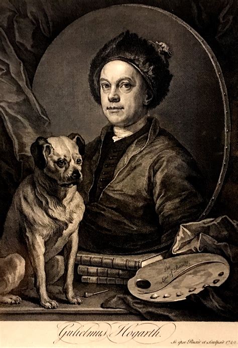 Kds Photo Queen S Gallery London Engraving By William Hogarth Self