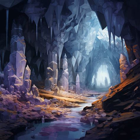 Landscape 51 Crystal Cave By Hipfiregod On Deviantart