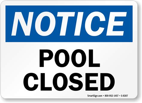 Pool Closed Sign Printable Outlet Shop Nationaldefensepac Org