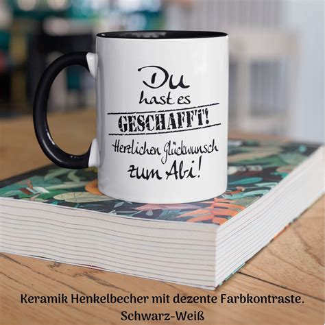 Abi Tasse Mit Spruch Du Hast Es GESCHAFFT Hervorragend Etsy