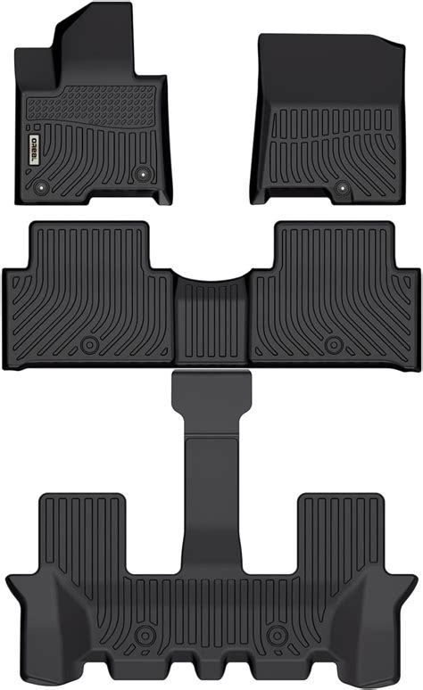 Orealtrend Black Floor Mats Liners Replacement For Kia Sorento Hybrid 2021 2023