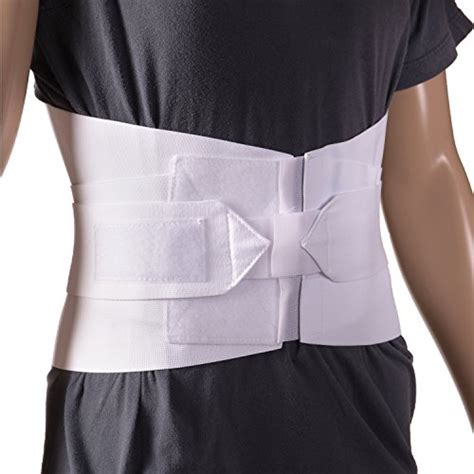 Buy Dmi Adjustable Lumbar Support Back Brace With Removable Stays Large