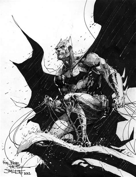 Jim Lee Art Black And White Google Search Batman Drawing Batman