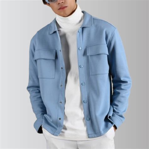 jual shacket jacket fleece tebal jacket pria fleece original shopee