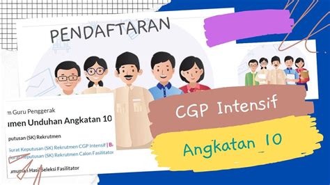 Jadwal Pendaftaran Dan Rekrutmen Calon Guru Penggerak Intensif CGP