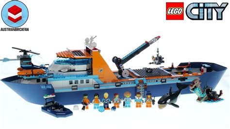 LEGO City 60368 Arctic Research Ship LEGO Speed Build Review YouTube