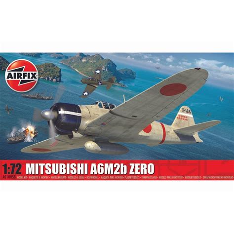 Maquette Avion Militaire Mitsubishi A6M2b Zero Jeux Et Jouets