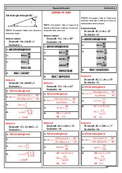 Appliquer les formules trigonométriques Corrigés d exercices 1