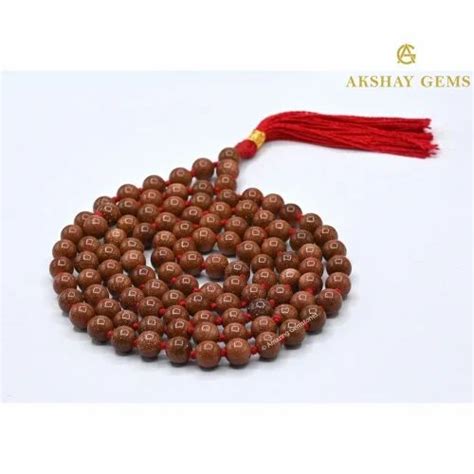 Mala Beads Japa Mala Mm Red Goldstone Stone Tibetan Prayer Beads