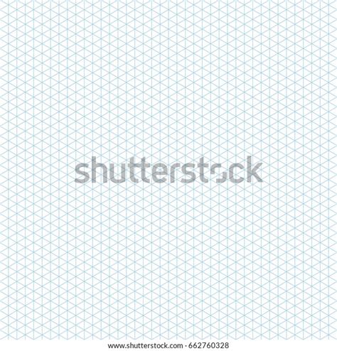 Blue Vector Isometric Grid Graph Paper Stock Vector Royalty Free