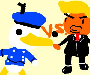 Donald duck vs. Donald Trump - Drawception