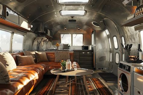 Premium Photo Vintage Airstream Caravan Converted Into A Stylish