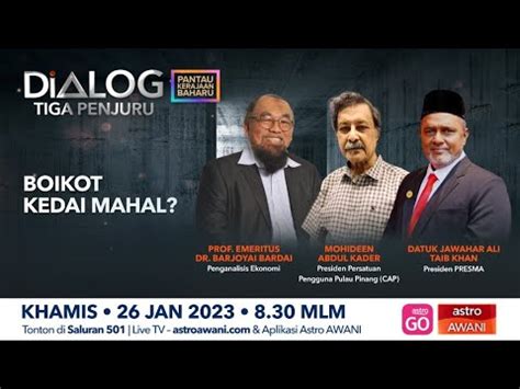 Dialog Tiga Penjuru Boikot Kedai Mahal Youtube