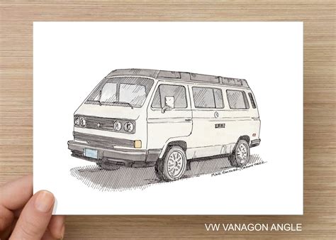 4 Pack Volkswagen Westfalia Vanagon Van Vanlife Westy Etsy