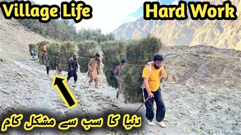 Dunya Ka Sub Se Mushkil Kaam Village Life Hard Work Youtube