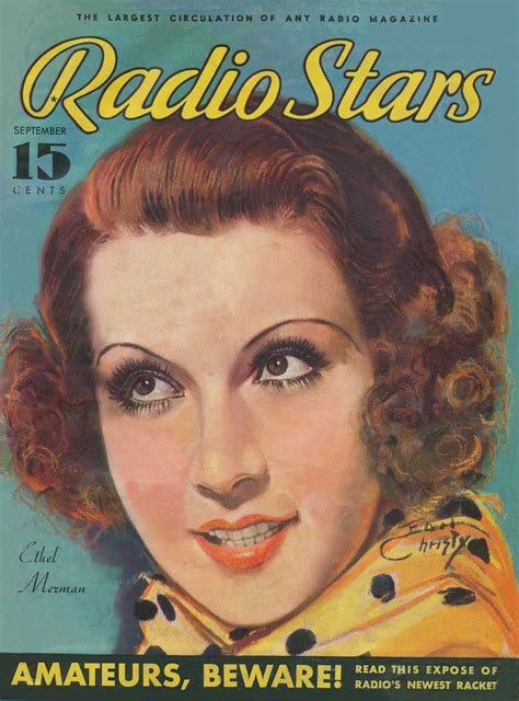 Radio Stars September 1935 Star Magazine Movie Magazine Magazine Art Magazine Covers