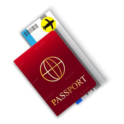 Premium Vector Passport With Tickets Travel Concept Business Concept