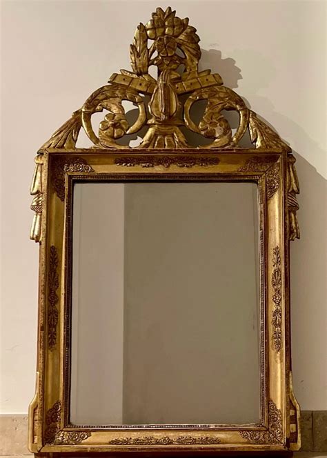 Proantic Louis Xvi Mirror In Golden Wood